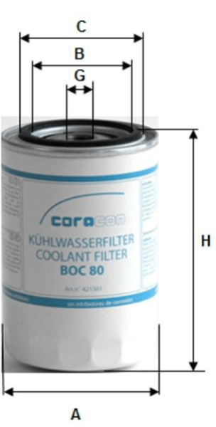 CORACON® Filterpatrone BOC 80